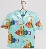 December Diamonds Rainbow Submarine Hawaiian Shirt on a Hanger Ornament-Glittered & Discontinued years ago.
