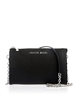 Armani Bolso asa al hombro Saffiano (Negro)