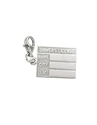Rembrandt Charms Drivers License Charm with Lobster Clasp
