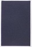Colonial Mills Navy Reflections Solid 22 x 27 Heart Shape Area Rug