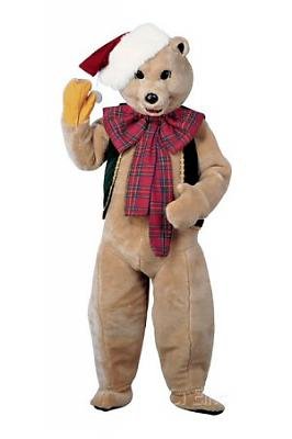 Mascot Christmas Bear Suit - Standard, fits men 