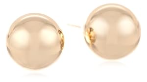 Duragold 14k Yellow Gold 7mm Ball Studs