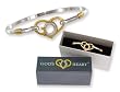 God's Heart Clip Bangle Bracelet Gift Boxed
