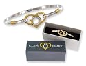 God's Heart Clip Bangle Bracelet
