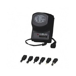 Tatco Products 16300 Universal AC/DC Adapter, 6V, 3 in.x2 in.x4 in., Black