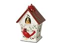 Pfaltzgraff Winterberry Cardinal Birdhouse Cookie Jar