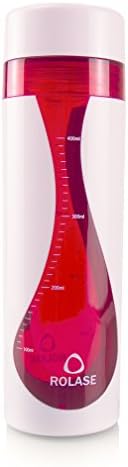 Rolase Business Sport Water Bottle Simple Outdoor Style with Portable Handle and Filter,BPA Free,17-oz,RED