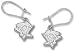 Pittsburgh Penguins 3/8 New Skating Penguin Dangle Earrings - Sterling Silver Jewelry