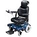 Drive Sunfire General Power Base Wheelchair with Captain's Seat, Blue