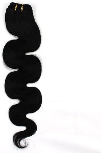 Carsem Hair 18 Inch Cheap Virgin Remy Brazilian Body Wave Human Hair Bundles (#1 Jet Black)