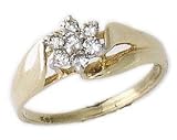 Seven Diamond Flower Ring