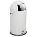 Polder Step Bullet Trash Can- White