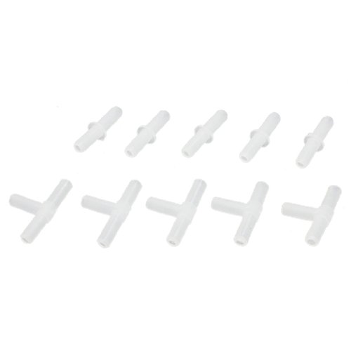 uxcell® 10 PCS Aquarium Airline Air Tube Tubing Connectors Filters