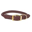 Casual Canine Rolled Leather Dog Collar, 16 to 18-Inch, Brown Casual Canine Rolled Leather Dog Collar, 16 to 18-Inch, Brown