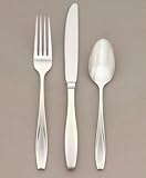 Gorham Tulip Frosted Stainless Flatware 3-Piece Hostess Set