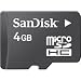 Electronics : SanDisk 4GB MicroSDHC Card with SD Adpater ( SDSDQ-4096-A11M, US Retail Package )