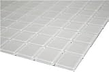 10 SQ FT OF CRYSTAL GLASS MOSAIC TILE - SOFT WHITE