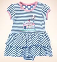 Pure Cotton Frill Striped All in One