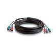Cables to Go 40526 Plenum-Rated Audio/Video Cable M/M with Low Profile Connectors (50 Feet, Black)