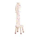 Teamson  Animal Stool with Coat Rack - Pony