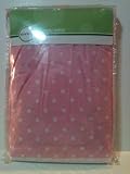Circo Crib Dust Ruffle Pink With White Polka Dots
