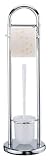 Wenko Exclusiv Stand WC-Garnitur Chrom m. Toilettenpapierhalter Modell Siena