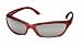 Aearo 90918 XF505 Candy Red Frame/Smoke Lens Safety Glasses