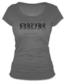 Sublime American Ska-Punk Reggae Alternative Rock Band Group Logo Juniors Charcoal T-Shirt, Large