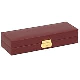 Wolf Designs 280304 Heritage Red Safety Deposit Jewelry-Box