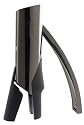 Screwpull - Tire-Bouchons - Les Professionnels M&eacute;tal - LM-400 + coupe-capsule   Coffret Cadeau Aspect Cuir - Nickel Noir - 54080006000063