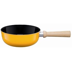 Silit 2-Quart Casserole for Cheese Fondue, Crazy Yellow