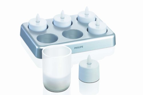Philips Imageo TeaLights, LED Kerzen, 6er Set, weiß, 6912660PH Philips Imageo TeaLights, LED Kerzen, 6er Set, weiß, 6912660PH