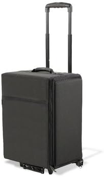 Padded Hard Side Wheeled Case for 5 Laptops