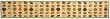Laser Printed Split Bamboo Sea Shells 12" x 72" Runner