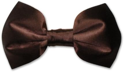 BOWTIE 100% SILK Chocolate BROWN Men's Bow Tie Tuxedo Ties BowTies