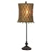 Taupe Beaded Accent Lamp