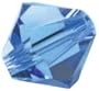 Swarovski 6mm Facet Bicone Beads - 6PK/Sapphire