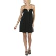Juniors' Xhilaration&reg; Spaghetti Strap Babydoll Dress - Ebony