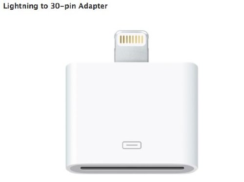 iPhone 5 Lightning Adapter to 30-Pin Dock Connector 