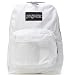 Jansport Classic Superbreak White Backpack for School Work or Play