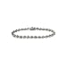 Rhodium Plated Tennis Bracelet with Cubic Zirconia