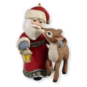 Hallmark Keepsake Ornament 2010 Qx8203 a Visit From Santa