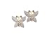 Beautiful 1/2 ctw. Butterfly Diamond Stud Earrings