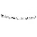 Clear Gem Romantic Heart Belly Chain