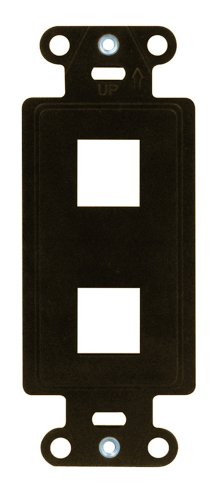OnQ / Legrand WP3412BR 2Port Decorator Outlet Strap, Brown