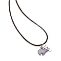 Southwest Spirit by Relios Pink Mother of Pearl Bear Jewelry Fetish on Leather Necklace