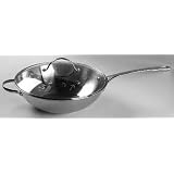 Princess House Crystal Heritage Stir Fry Pan, Crystal Tableware