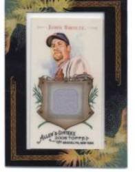 2008 Topps Allen and Ginter Relics #JS John Smoltz - Atlanta Braves (Piece of Authentic Game Used Jersey) (Baseball Cards)