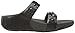 FitFlop Women's Biker Chic Slide Dress Sandal, All Black, 9 M US