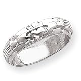Cheap 14k White Gold Mens Claddagh Ring - Size 10 .Buy Cheap Price 14k White Gold Mens Claddagh Ring - Size 10 Click